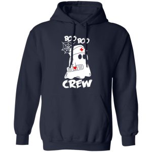 Boo Boo Crew Funny Halloween Nurse Ghost T-Shirts, Long Sleeve, Hoodies