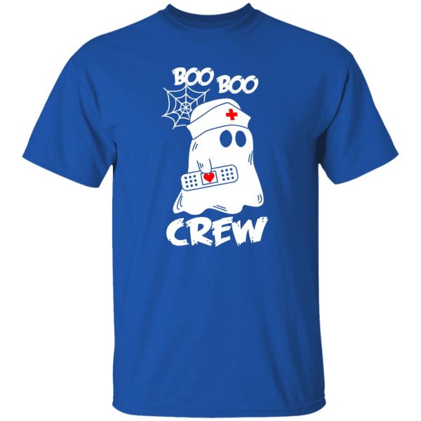 Boo Boo Crew Funny Halloween Nurse Ghost T-Shirts, Long Sleeve, Hoodies