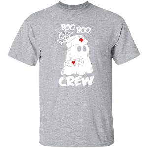 Boo Boo Crew Funny Halloween Nurse Ghost T-Shirts, Long Sleeve, Hoodies