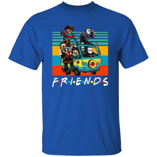 Halloween Friends Characters Horror T-Shirts, Long Sleeve, Hoodies