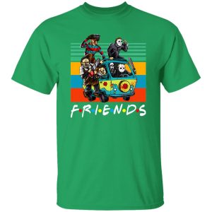 Halloween Friends Characters Horror T-Shirts, Long Sleeve, Hoodies