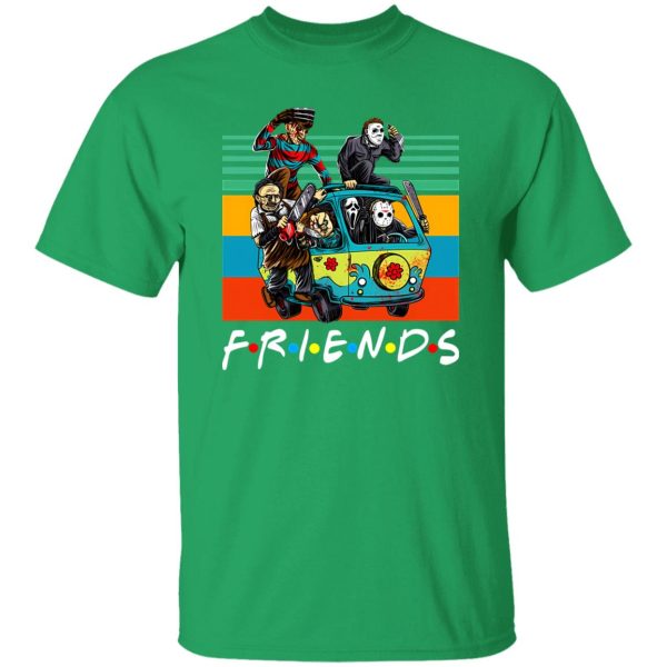 Halloween Friends Characters Horror T-Shirts, Long Sleeve, Hoodies