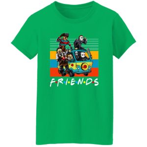 Halloween Friends Characters Horror T-Shirts, Long Sleeve, Hoodies