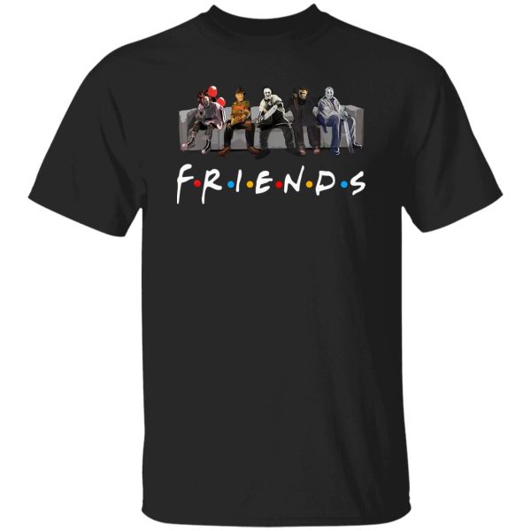 Friends Halloween Horror Team Scary Movies T-Shirts, Long Sleeve, Hoodies