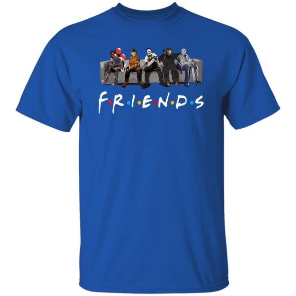 Friends Halloween Horror Team Scary Movies T-Shirts, Long Sleeve, Hoodies