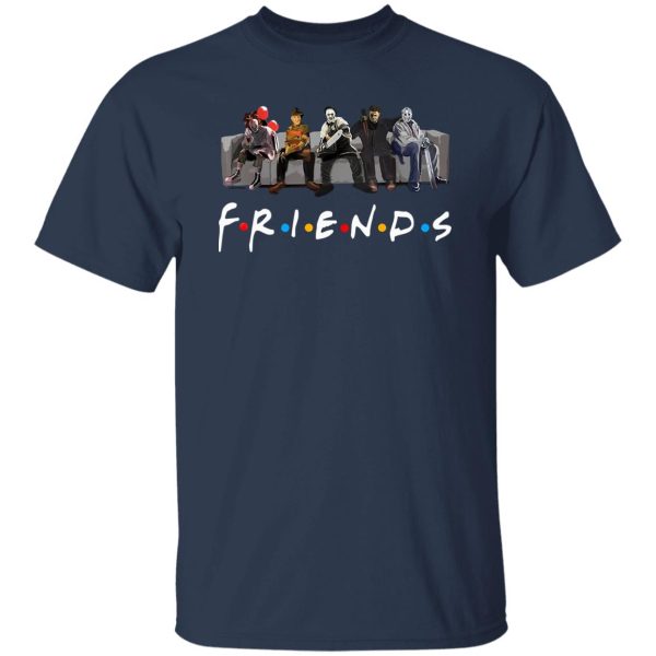 Friends Halloween Horror Team Scary Movies T-Shirts, Long Sleeve, Hoodies