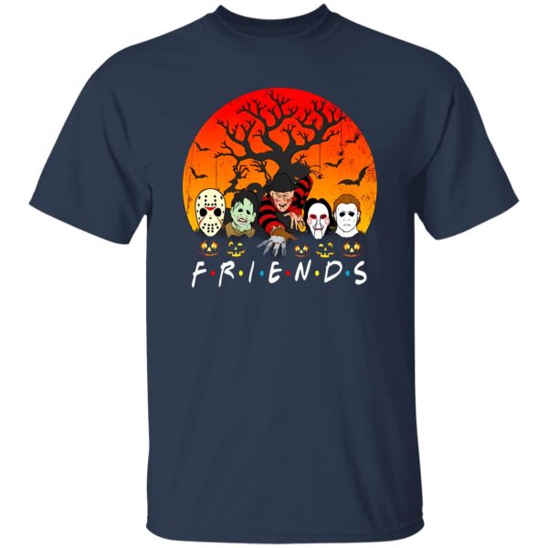 Friends Horror Characters Horror Movie T-Shirts, Long Sleeve, Hoodies