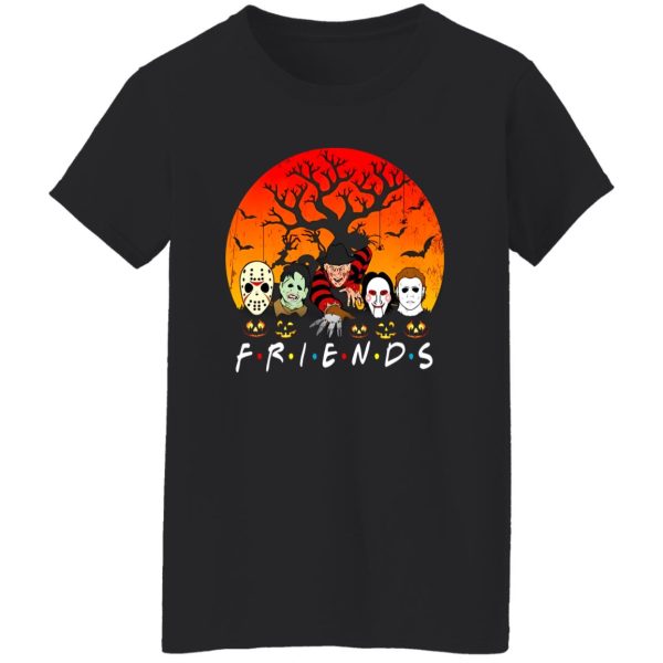 Friends Horror Characters Horror Movie T-Shirts, Long Sleeve, Hoodies