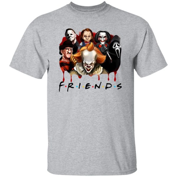 Horror Movies Friends T Shirts, Hoodies, Long Sleeve