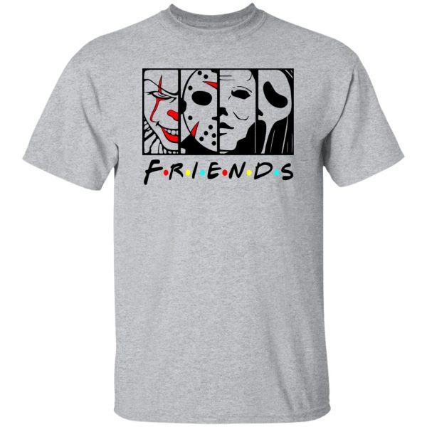 Horror Character Friends T Shirts, Hoodies, Long Sleeve