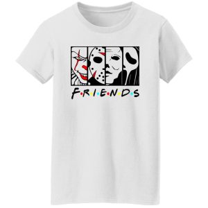 Horror Character Friends T Shirts, Hoodies, Long Sleeve