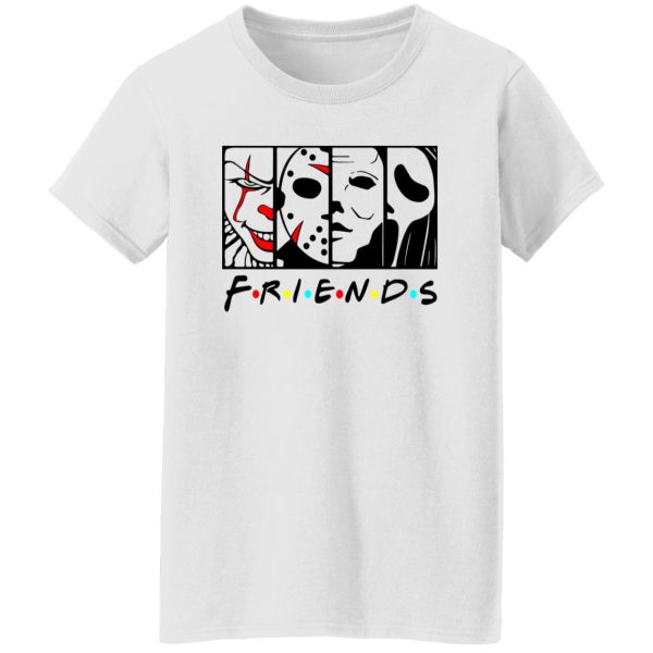 Horror Character Friends T Shirts, Hoodies, Long Sleeve