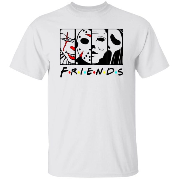 Horror Character Friends T Shirts, Hoodies, Long Sleeve