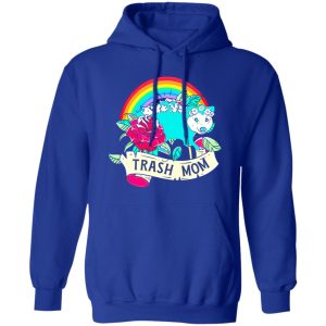 Rose Rainbow Opossum Trash Mom T-Shirts, Long Sleeve, Hoodies