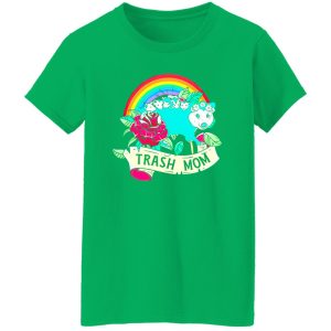 Rose Rainbow Opossum Trash Mom T-Shirts, Long Sleeve, Hoodies