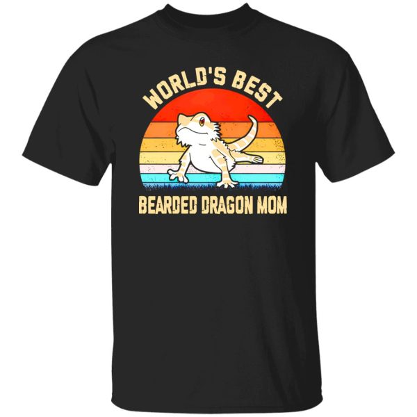 World’s Best Bearded Dragon Mom Vintage T-Shirts, Long Sleeve, Hoodies