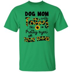 Sunflowers Dog Mom With Tattoos Pretty Eyes And Thick Thighs T Shirts, Hoodies, Long Sleeve