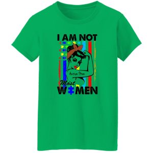 I’m Not Most Women I’m A Autism Mom American Puzzle Flag T Shirts, Hoodies, Long Sleeve