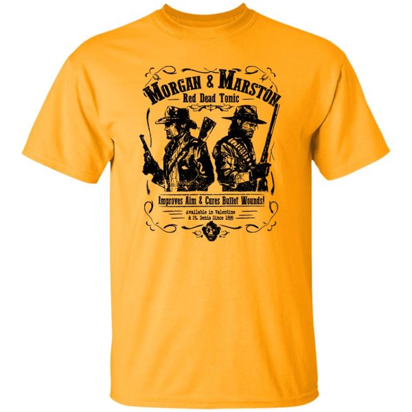 Morgan & Marston Red Dead Tonic T Shirts, Hoodies, Long Sleeve