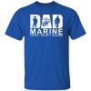 Dad Marine The One The Only The Legend The Myth Gun Shirt