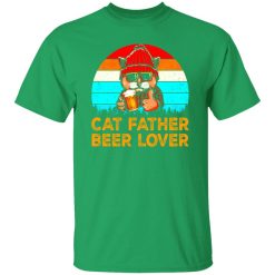 Cat Father Beer Lover Father’s Day Vintage T-Shirts, Long Sleeve, Hoodies
