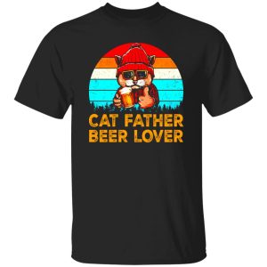 Cat Father Beer Lover Father’s Day Vintage Shirt