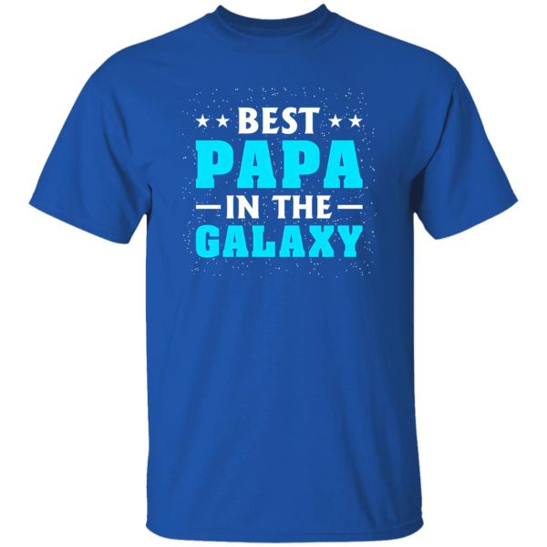 Best Papa In The Galaxy Star Father’s Day T-Shirts, Long Sleeve, Hoodies