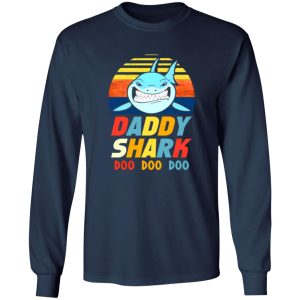 Daddy Shark Doo Doo Doo Vintage Father’s Day T-Shirts