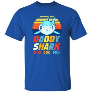 Daddy Shark Doo Doo Doo Vintage Father’s Day T-Shirts