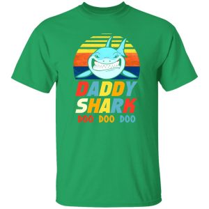 Daddy Shark Doo Doo Doo Vintage Father’s Day T-Shirts