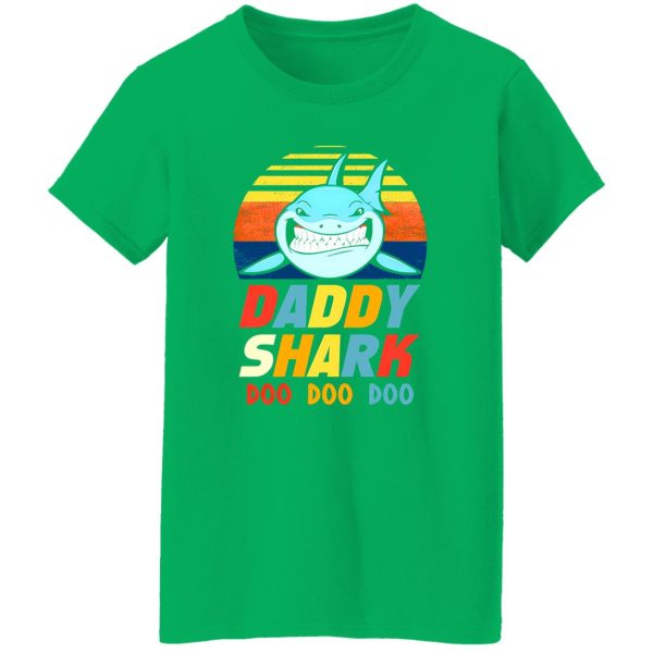 Daddy Shark Doo Doo Doo Vintage Father’s Day T-Shirts