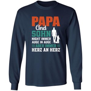 Papa And Sohn Night Immer Auge In Auge Aber Immer Herz An Herz Shirt