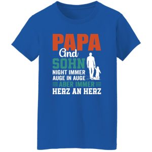 Papa And Sohn Night Immer Auge In Auge Aber Immer Herz An Herz Shirt