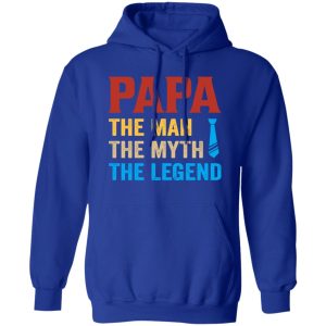 Papa The Man The Myth The Legend Necktie Father’s Day Shirt