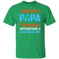 Questo Papa Fantastico Appa Appartiene A Jonathan & Laura Amazing Dad Father’s Day Shirt