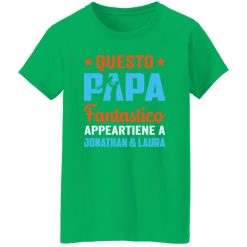 Questo Papa Fantastico Appa Appartiene A Jonathan & Laura Amazing Dad Father’s Day Shirt