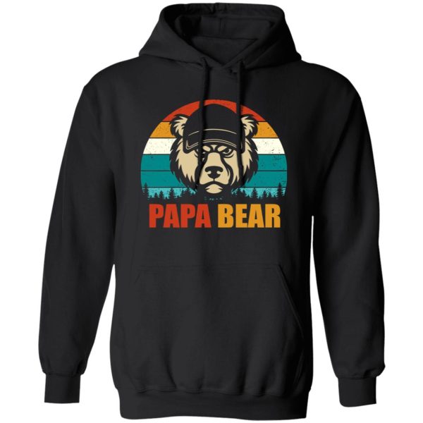 Papa Bear Father’s Day Animal Lover Vintage Shirt