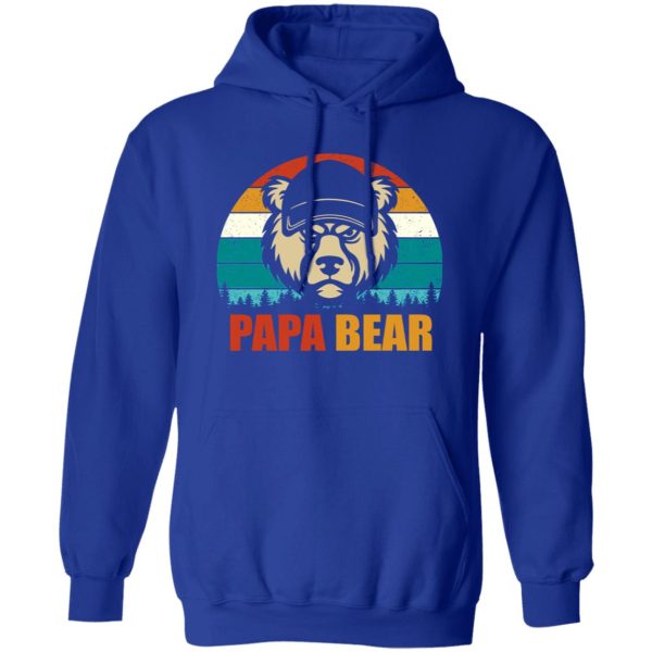 Papa Bear Father’s Day Animal Lover Vintage Shirt