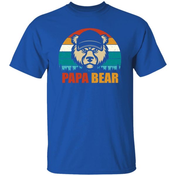 Papa Bear Father’s Day Animal Lover Vintage Shirt