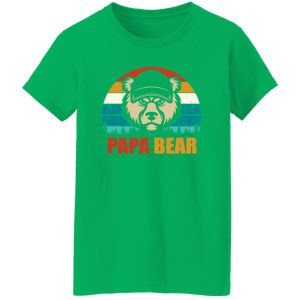 Papa Bear Father’s Day Animal Lover Vintage Shirt