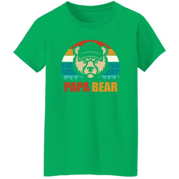 Papa Bear Father’s Day Animal Lover Vintage Shirt