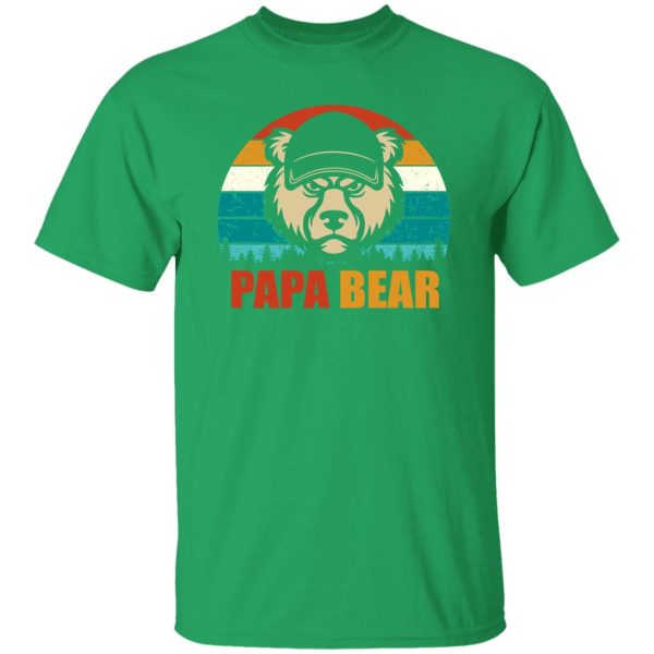 Papa Bear Father’s Day Animal Lover Vintage Shirt