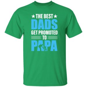 The Best Dads Get Promoted Papa Father’s Day Shirt