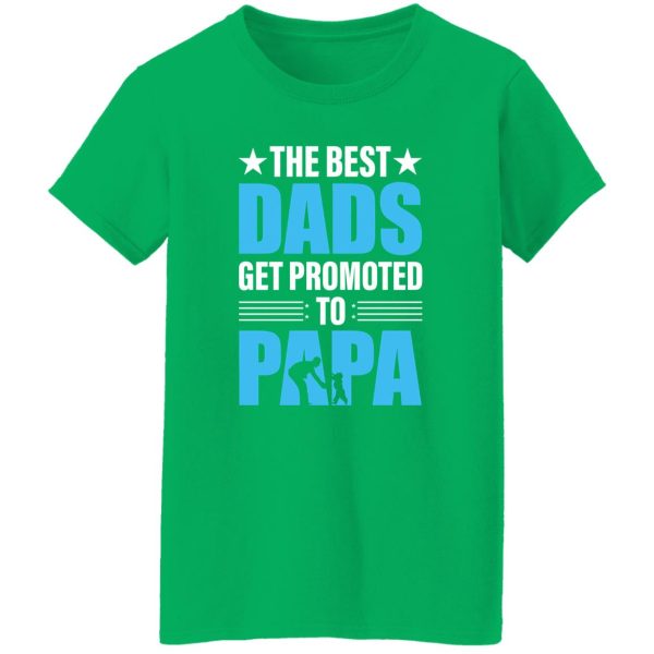 The Best Dads Get Promoted Papa Father’s Day Shirt