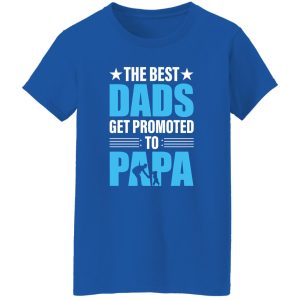 The Best Dads Get Promoted Papa Father’s Day Shirt