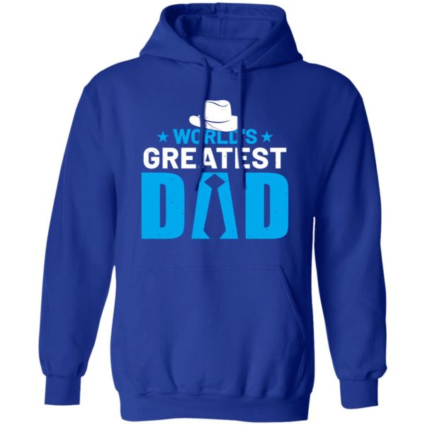 World’s Greatest Dad Necktie Cowboy Hat Father’s Day Shirt