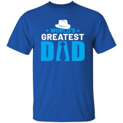 World’s Greatest Dad Necktie Cowboy Hat Father’s Day Shirt