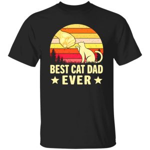 Best Cat Dad Ever Father’s Day Vintage Shirt