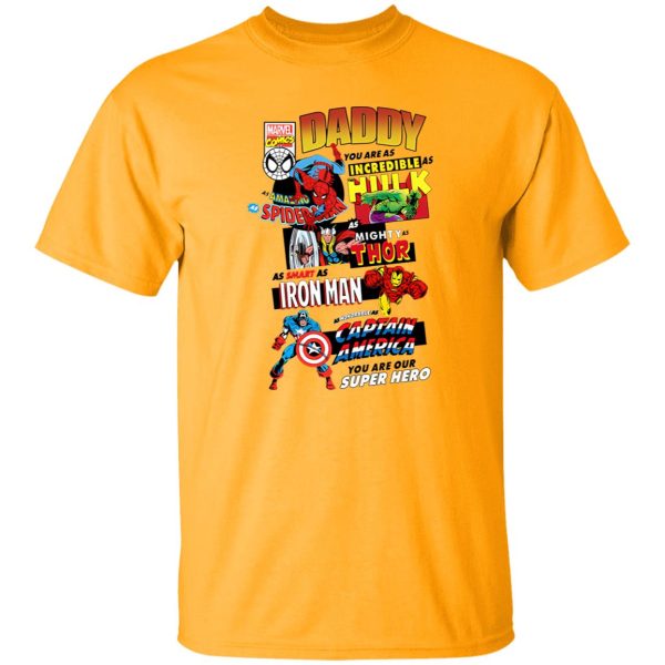 Marvel Comics Father’s Day Shirt