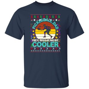 Vintage Pickleball Dad Like A Regular Dad But Cooler Ugly Christmas Shirt